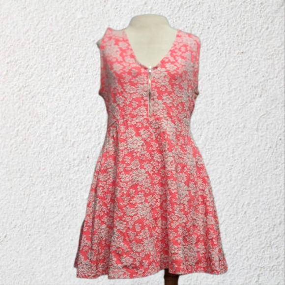 H&M pink floral dress - Picture 1 of 4